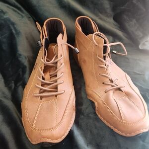 Tan Leather Men's Shoes
